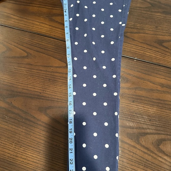 Old Navy Pixie Ankle Pants Women’s Sz 4 | Navy Blue White Polka Dot - Picture 6 of 7